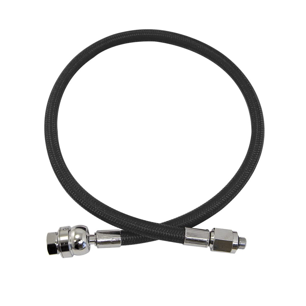 Xs Scuba Miflex Ds (Dual Swivel) Lp Hoses - Black