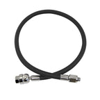 Xs Scuba Miflex Ds (Dual Swivel) Lp Hoses - Black