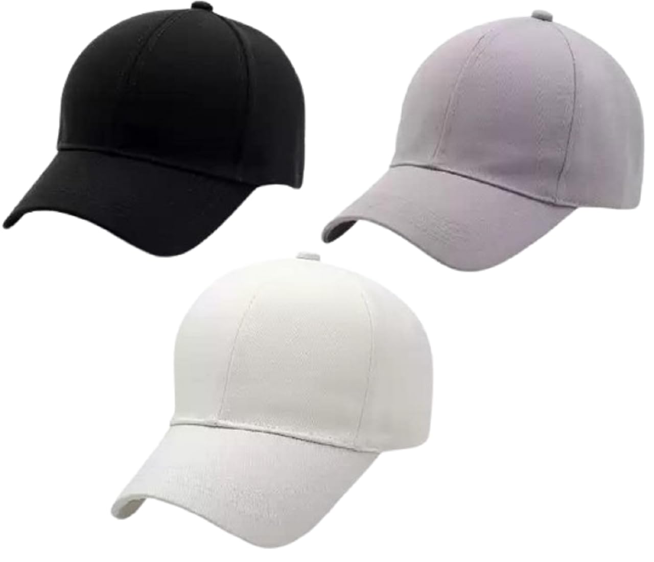 Fy Lane Plane Cotton Baseball Cap 3 Colour Combo (Grey)