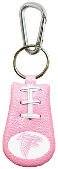 Nfl Atlanta Falcons Pink Football Keychain