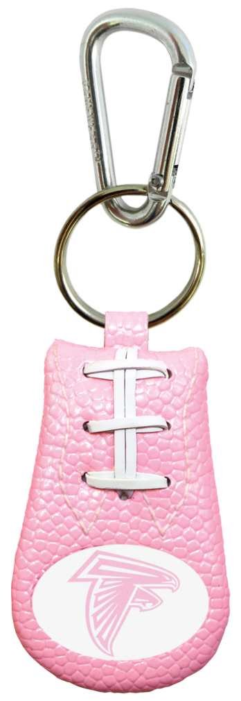 Nfl Atlanta Falcons Pink Football Keychain