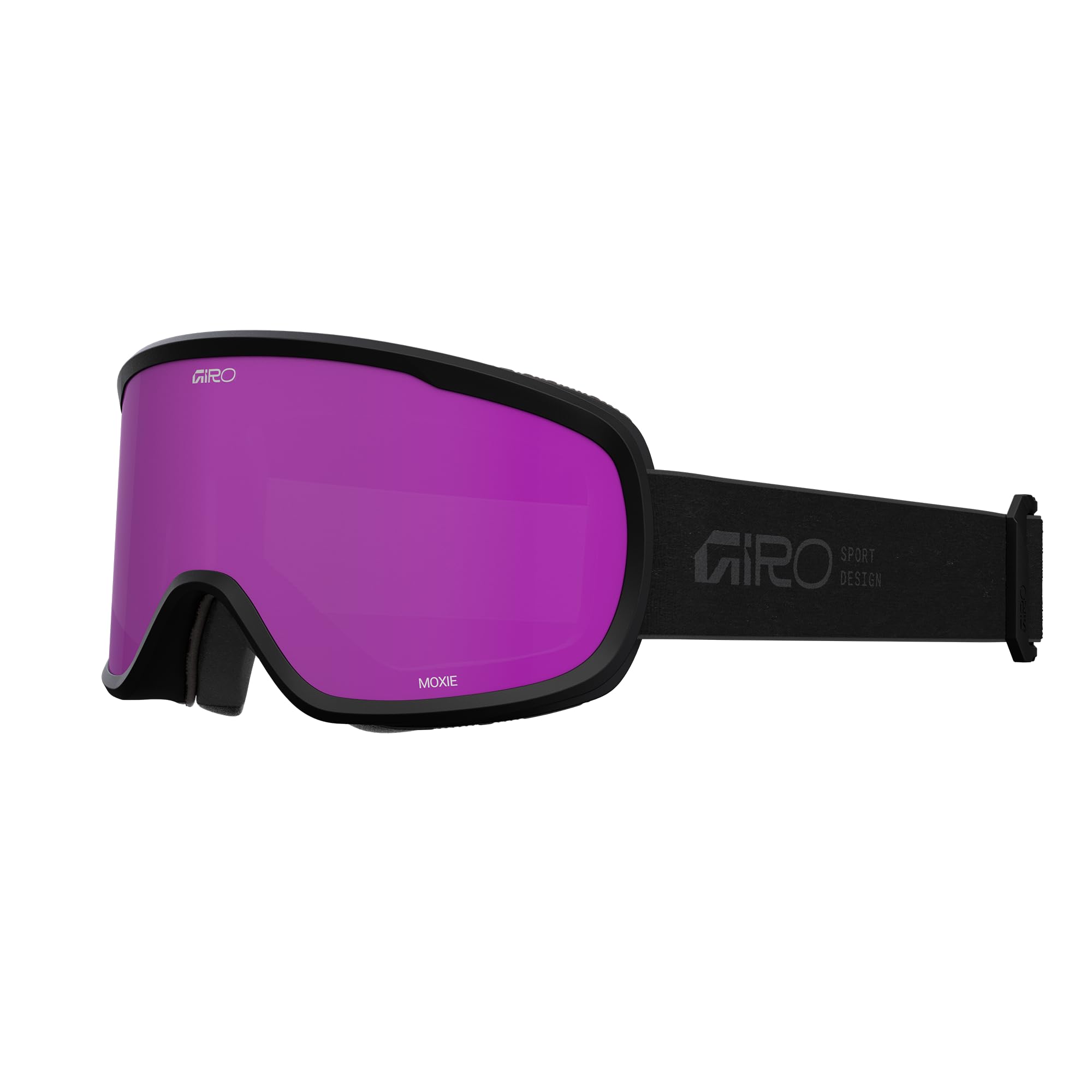 Giro Moxie Womens Snow Goggle Black Stacked - Amber Pink & Yellow