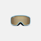 Giro Buster Kids Ski Goggles - Snowboard Goggles For Youth, Boys & Girls - Light Harbor Blue Phil Strap With Amber Rose Lens