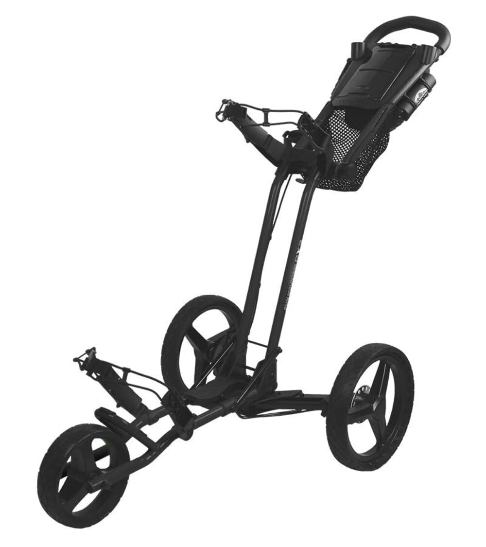 Sun Mountain Pathfinder Px3 3-Wheel Golf Push Cart Grey/Red
