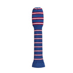 Scott Edward Knit Hybrid Golf Club Covers Fits Hybrids/Ut Classical Fine Stripes With Long Neck Funny And Fresh Colors (Blue Red
