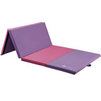 M Hi-Mat Gymnastics Mat, Folding Exercise Mat Thick Aerobics Mats Tumbling Mats For Stretching Fitness With Carrying Handles (Ex