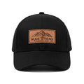 Mee Trend MenS Cotton Baseball Cap With Adjustable Back Closure | Unisex Cap Topi Men For All Sports Cap 1Pcs Black