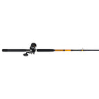 Ugly Stik Bigwater Casting Fishing Rod & Penn Rival Level Wind Conventional Reel Combo, Black/Red/Yellow