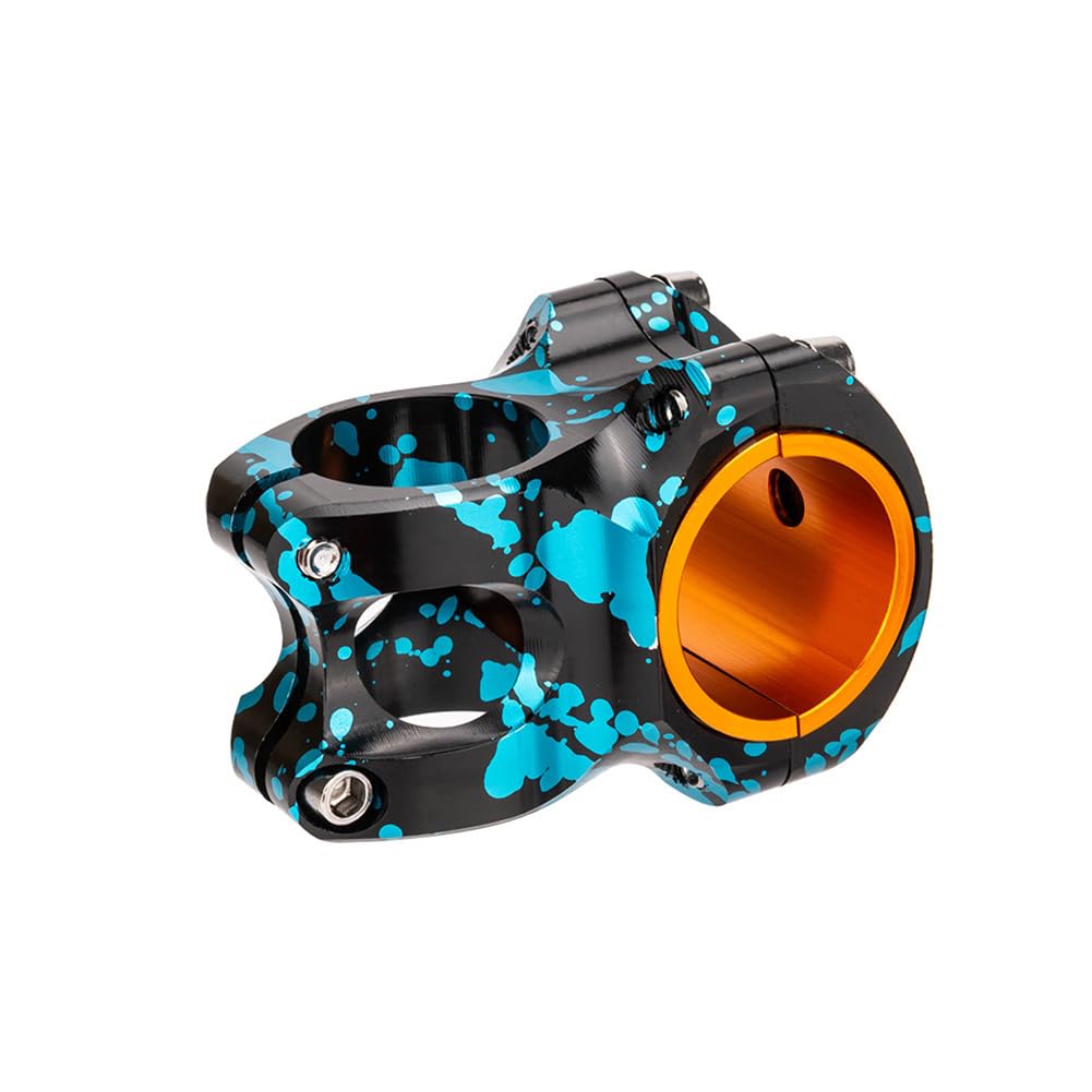 Gaderth 31.8 Mm /35Mm Bike Stems Aluminum Alloy Mountain Bike Short Handlebar Stem For Road Bike Mtb Bmx Fixie Gear Black Blue 3