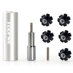 Goldeal Toopre Bicycle Fork Star Nut Setting Installer With 1 Spare Special Screw And 3 Star Nuts (For 7/8'',1'',1-1/8'')