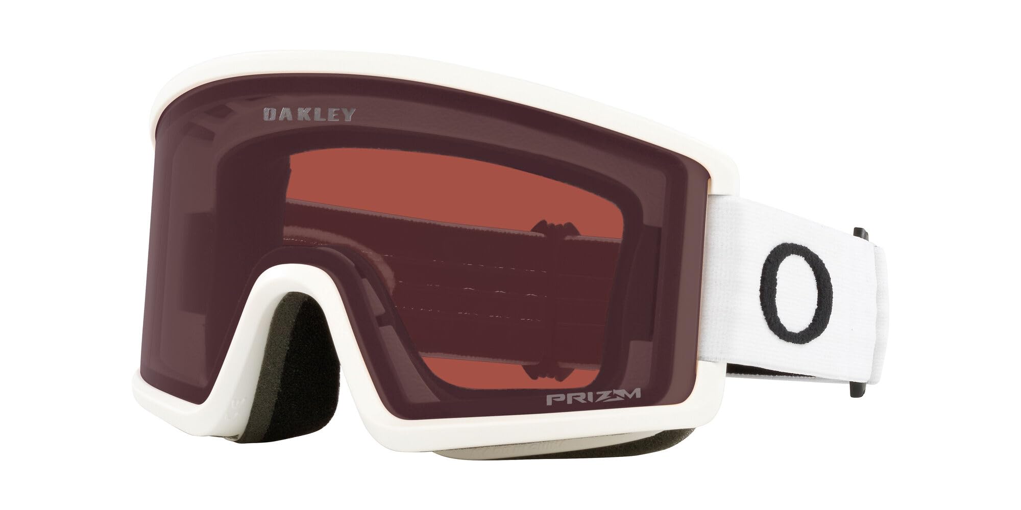 Oakley Unisex Sunglasses Matte White Frame, Prizm Snow Dark Grey Lenses