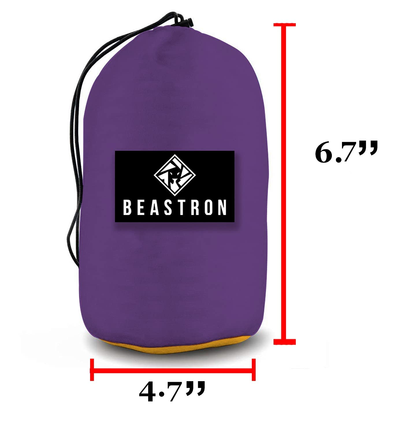 [Upgraded] Beastron Portable Single & Double Nylon Hammock With Two Tree Straps(Each 18+1 Loops) For Backpacking, Hiking, Travel