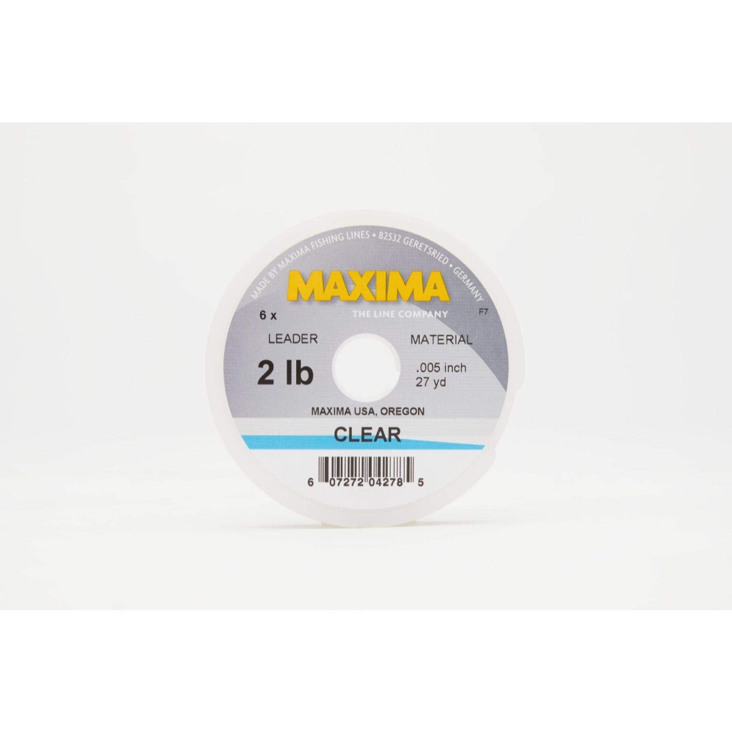 Maxima Fishing Line Leader Wheel, Clear, 2-Pound, 27-Yard