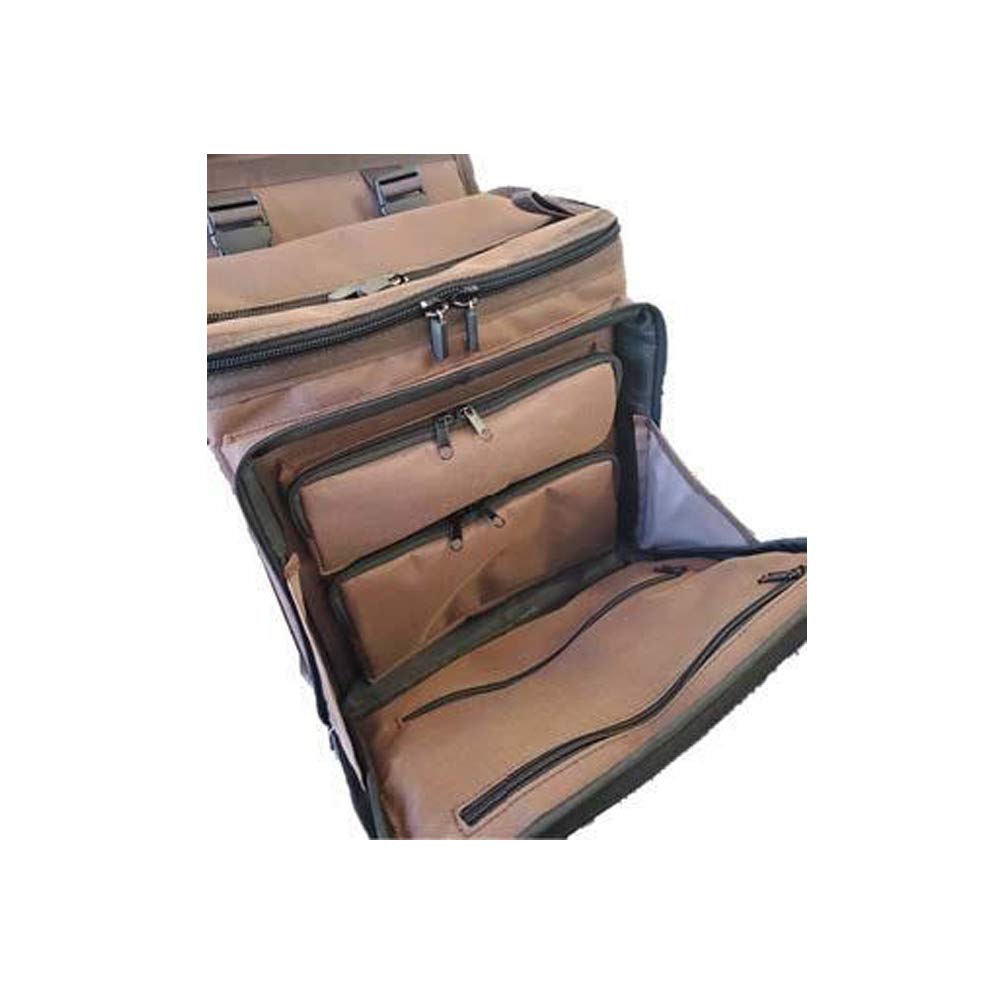 Reinsman Deluxe Insulated Leakproof Cooler Saddle Bag With Additional Cantle Bag And Straps, Brown