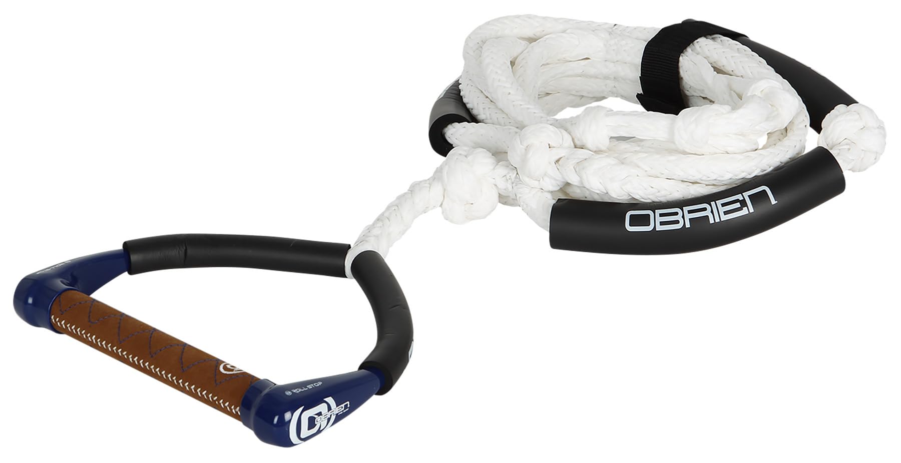 OBrien Pro Surf Rope - 10    EVA Handle, 25 Braided Line, Knotted Grips for Wake Surfing - Durable & Comfortable Wakesurf Rope