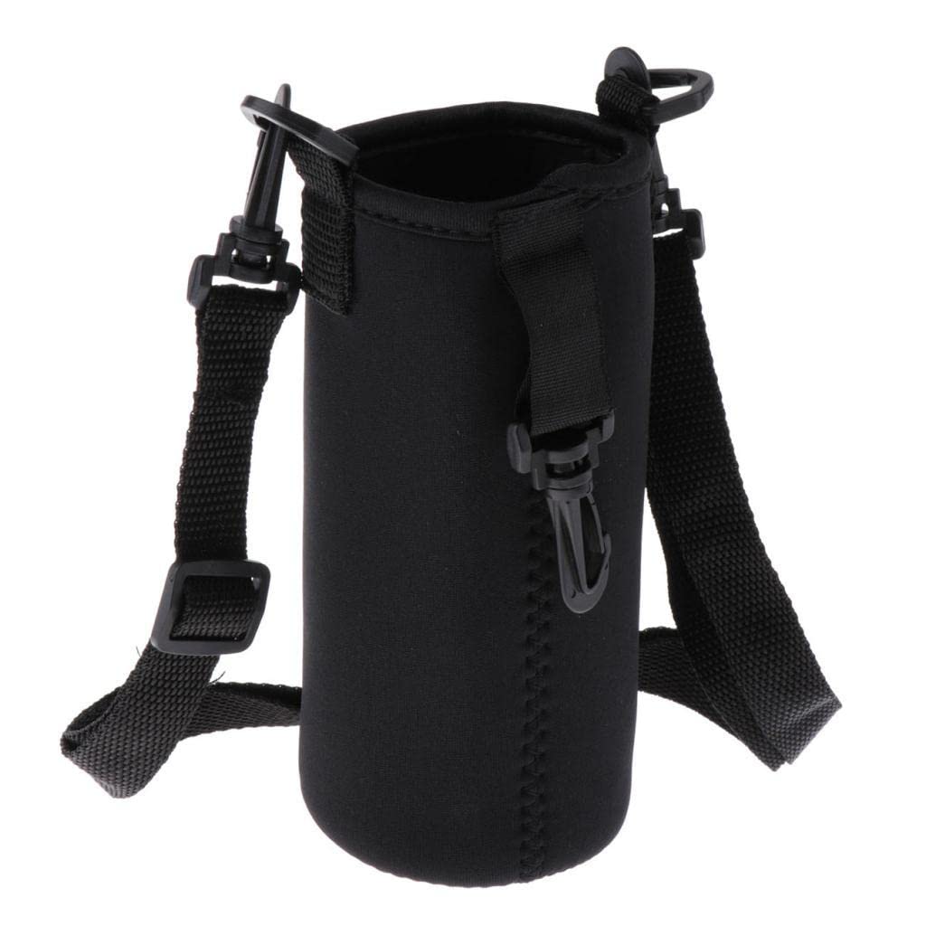 Atorse Insulated Sport Water Bottle Cover Sleeve Holder Cooler Carrier Black 550Ml