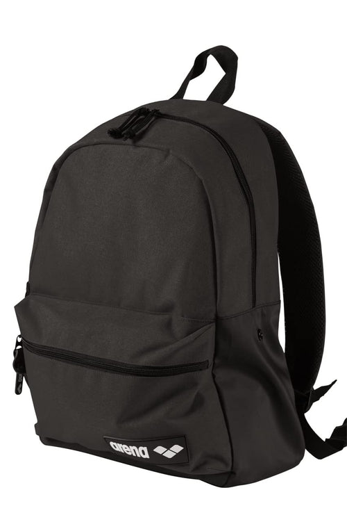 Arena Team 30 Backpack Unisex Travel Daypack for Men and Women, Gym Training Gear Equipment Bag for Swimmers, 30 Liters, Black M