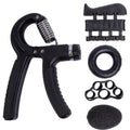 VARNH Adjustable Hand Grip Strengthener 5PCS Kit  560kg Forearm & Wrist Trainer with Finger Exerciser, Grip Ring, Stress Ball