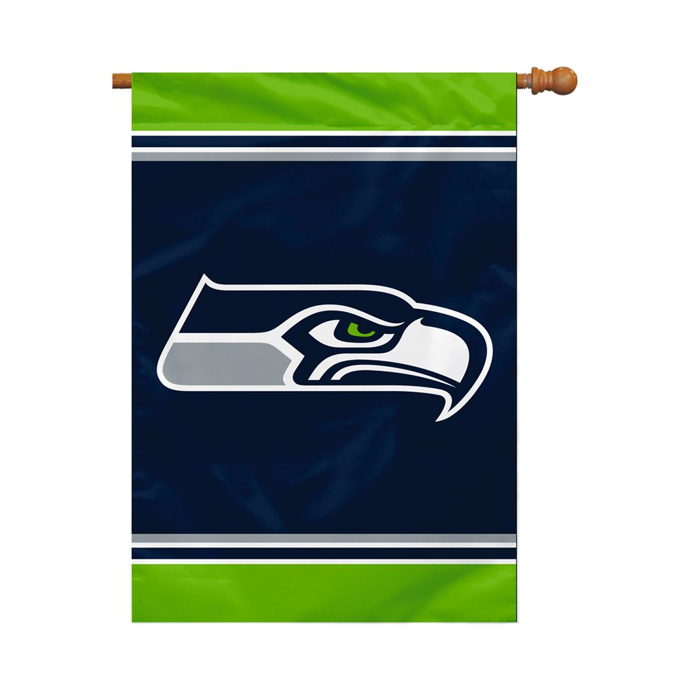 Fremont Die NFL Seattle Seahawks 1-Sided House Flag, 28 x 40, 28 x 40, Team Colors