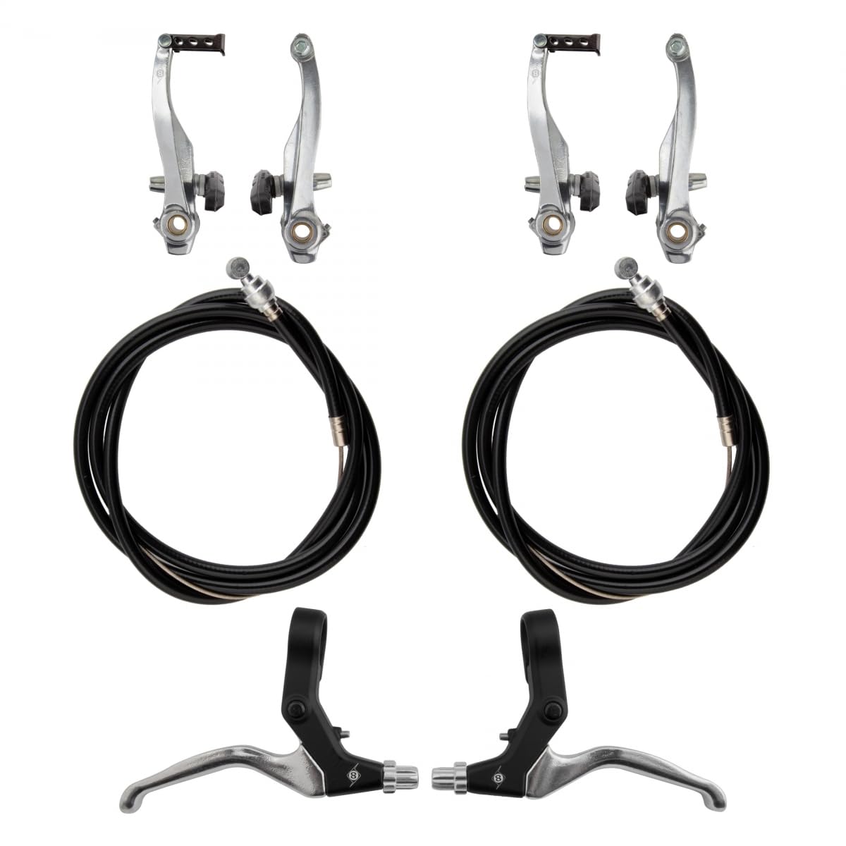 Origin8 Sport Comp V-Brake Set, Silver