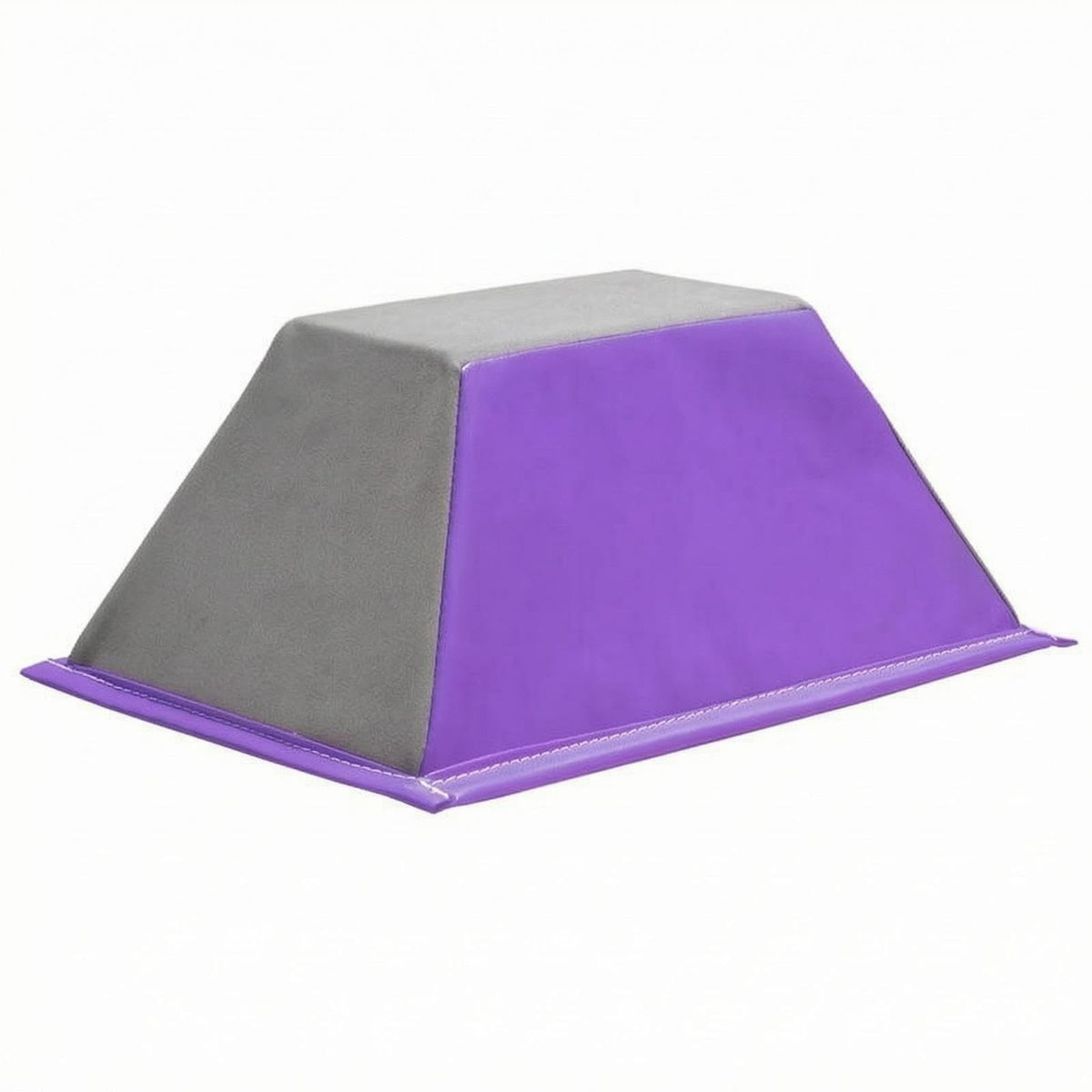 TRENDYNEST Trapezoid Balance Block Flat Top Gymnastics Block Wide Balance Foundation Brick Purple