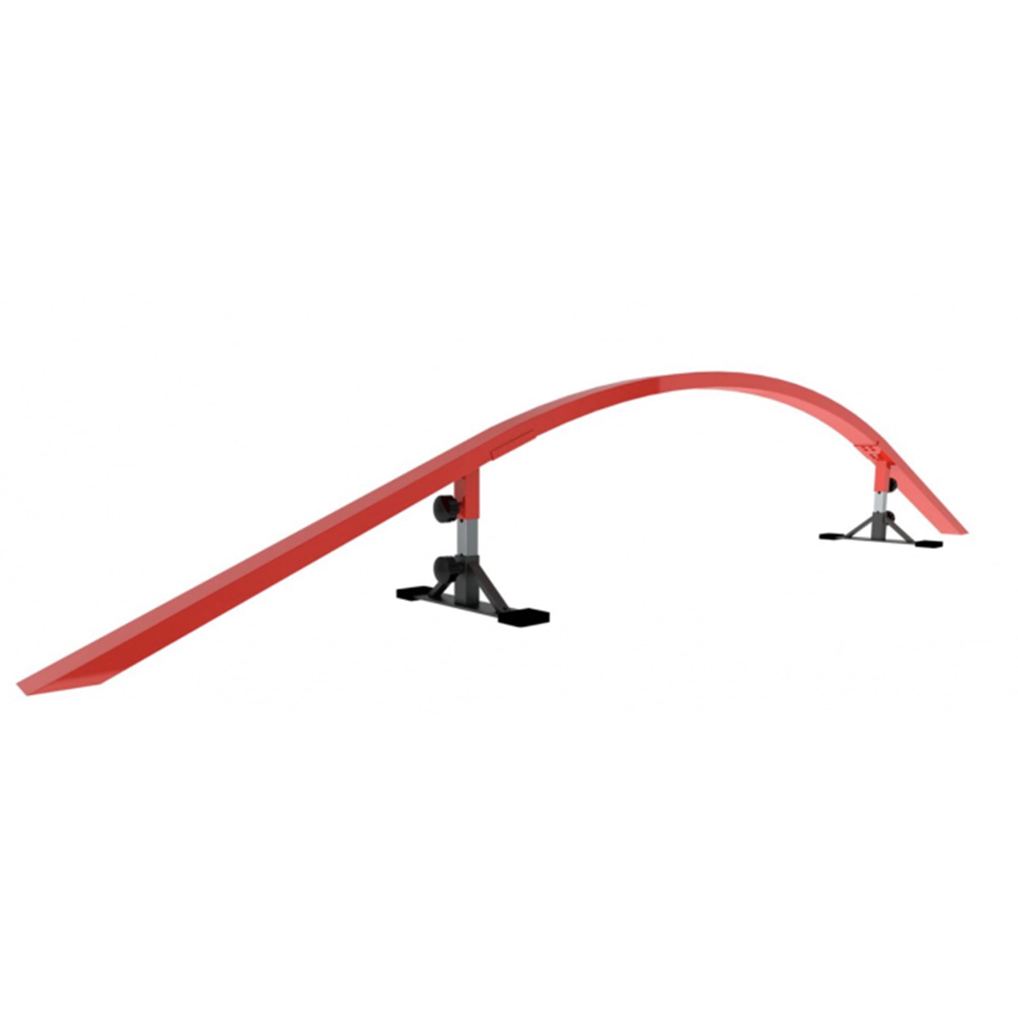 Freshpark Ultimate Grind Rail Kit - Modular Skate Rail Set with 6FT Flat Bar, 12FT Rainbow Rail & 2 Adjustable Pole Jams - Multi