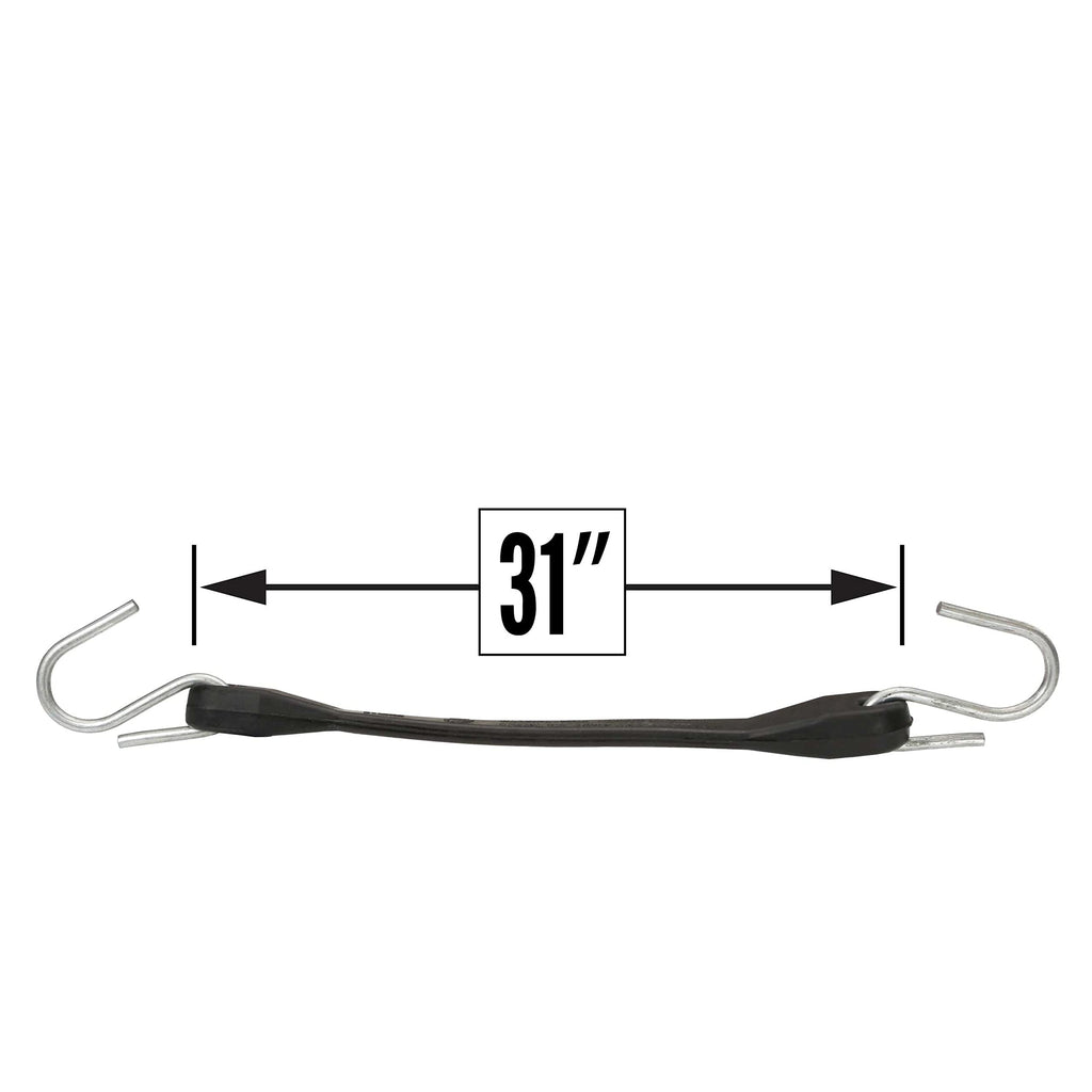 Us Cargo Control 31'' Rubber Tarp Straps (Bundle Of 10)