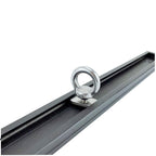 4 Pack 316 Ss Track Mount Tie Down Eyelet, Hold Bungee Cord Or Ropes Up To 0.6''