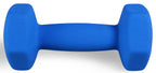Fitvids Neoprene Dumbbell Hand Weights, Anti-Slip, Anti-Roll, Hex Shape Colorful, 4-Pound, Pair