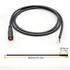 Yunny Brand Hudamzky Ebike Cable Extension Julet Female Male 2 3 4 5 6 Pin Ebike Extension Connector Waterproof Plug For Electri