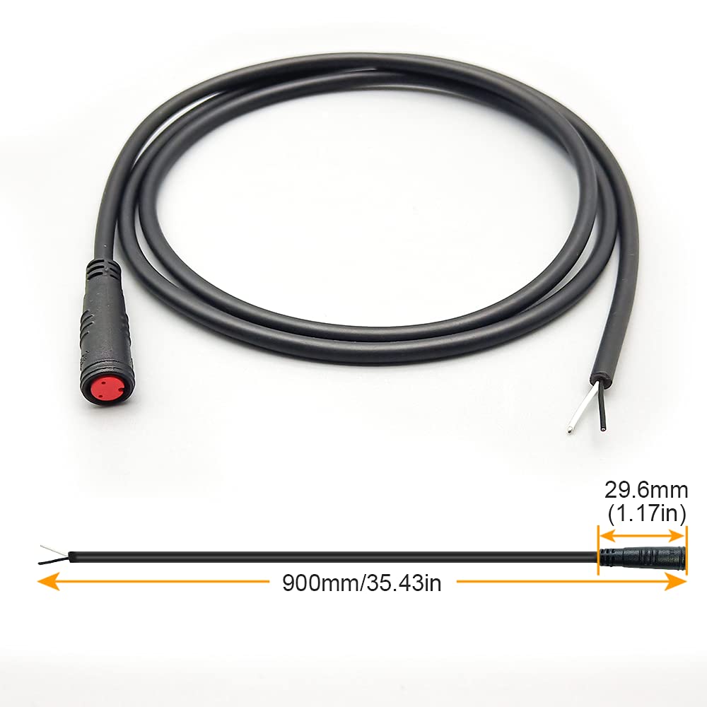 Yunny Brand Hudamzky Ebike Cable Extension Julet Female Male 2 3 4 5 6 Pin Ebike Extension Connector Waterproof Plug For Electri