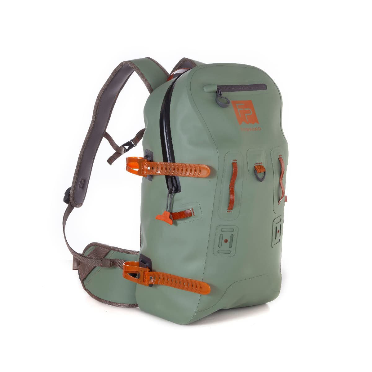 fishpond Thunderhead Waterproof Backpack - Fully Submersible Zipper, Accessory Attachments, 28L | Fishing Backpack - Eco Yucca