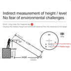 Golf Rangefinder Telescope 6X Laser Ranger Finder With Golf Slope, Rechargeable Range Finder For Hunting Shooting Golfing, 546 Y