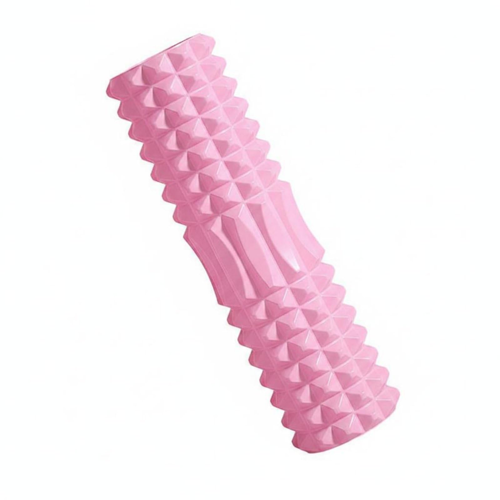 ATORSE Foam Roller Set Leg Shaping Textured Foam Roller Body Relaxation Muscle Massage Kit for Workout, Gym, Dogwood Pink  L 