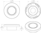 Lumitec Orbit Down Light, White, Spectrum Rgbw, Flush Mount