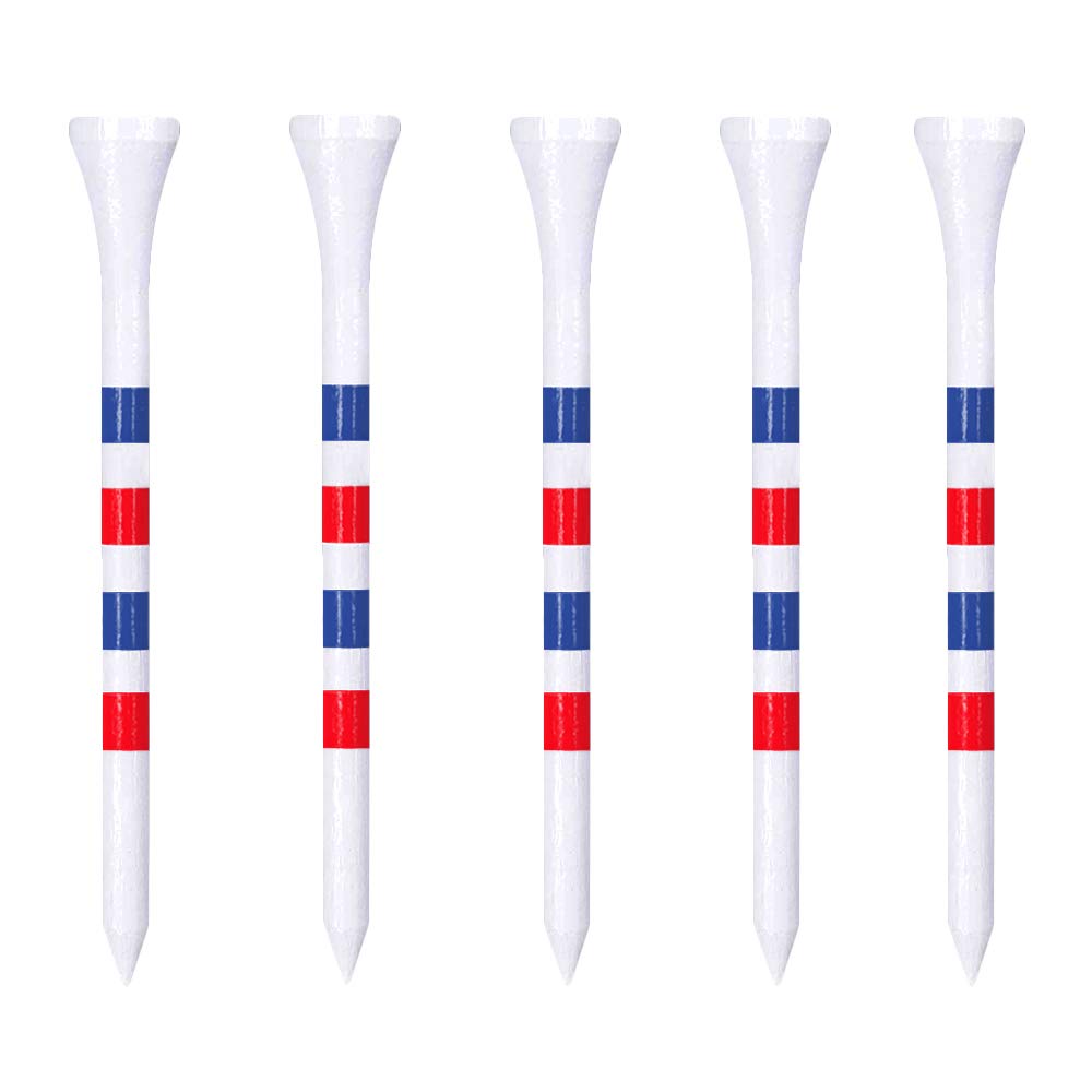 Zivisk Bamboo Golf Tees, 3 1/4 Inch Long Tees Golf 100 Count, Strong Sustainable Biodegradable