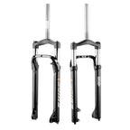 Syvrac Rst Mtb Mountain 26Inch Bike Snow Fork Fat Bicycle Fork Mechanical Forks Locking Suspension Forks Aluminum Alloy Fit 4.0'