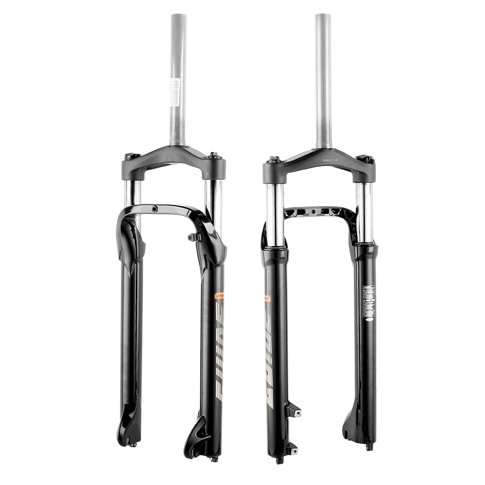 Syvrac Rst Mtb Mountain 26Inch Bike Snow Fork Fat Bicycle Fork Mechanical Forks Locking Suspension Forks Aluminum Alloy Fit 4.0'