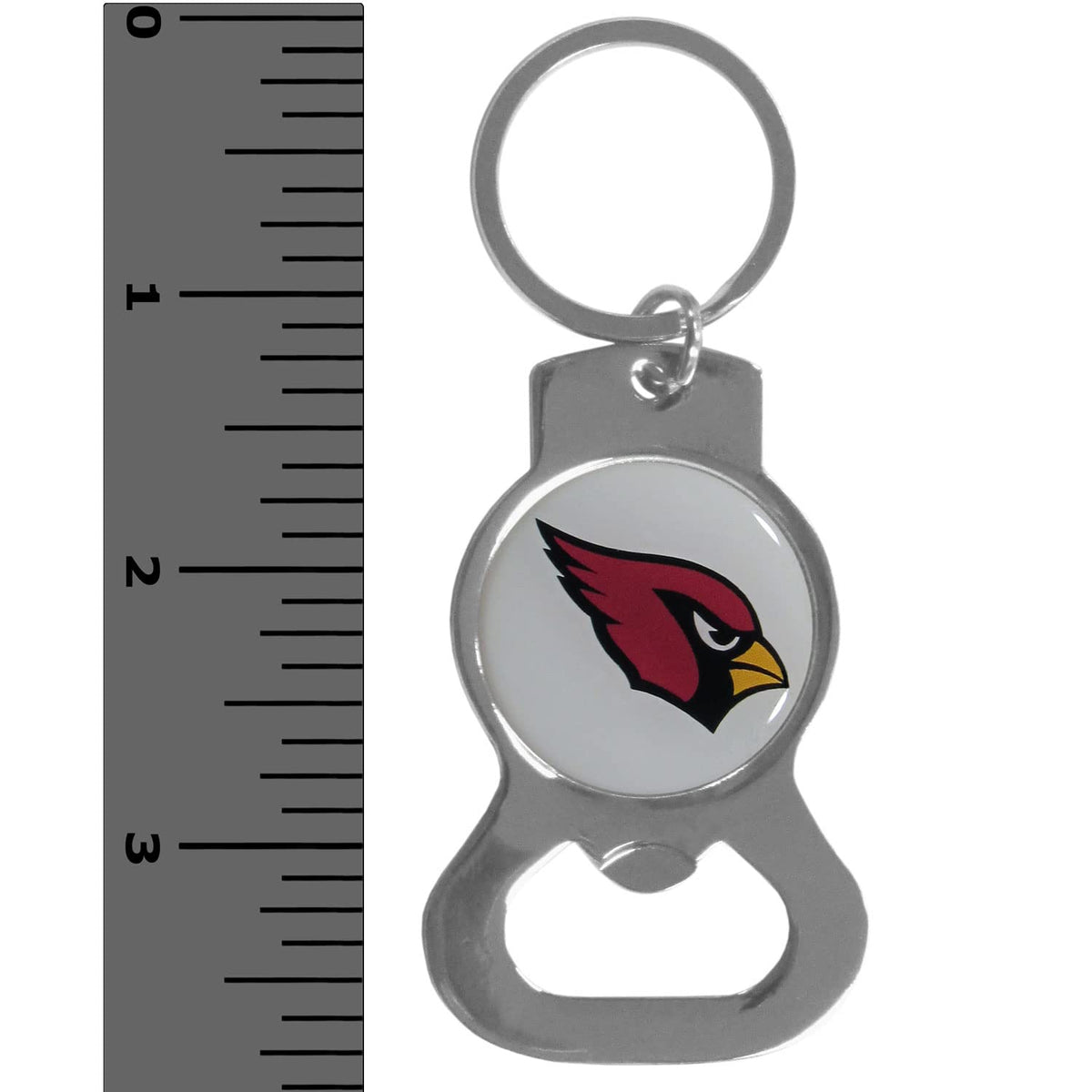 Nfl Siskiyou Sports Fan Shop Arizona Cardinals Bottle Opener Key Chain One Size Team Color , Black
