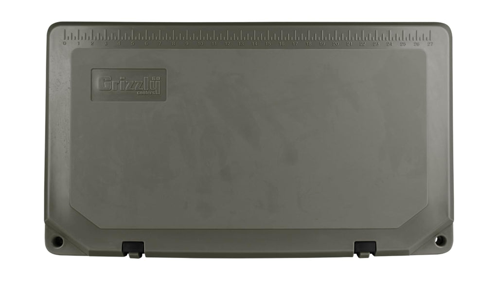 Grizzly 60 Cooler  60 Qt Ice Chest Durable Rotomolded Insulated  Made In Usa  Warranty For Life  For Beach Boat Camping Fishing