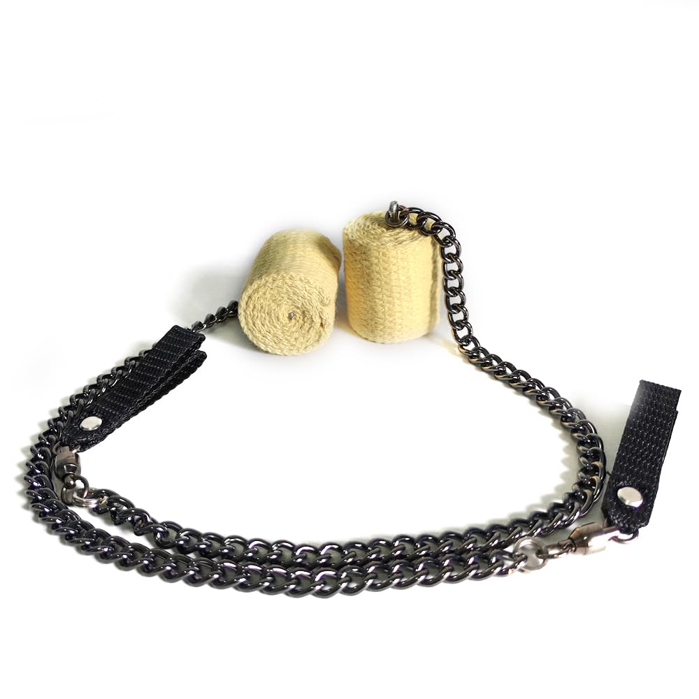 Fire Poi,Flow, Spinning, 50mm Kevlar Wick Head,Circus, Dance Prop - for Festivals & Performances(63cm)