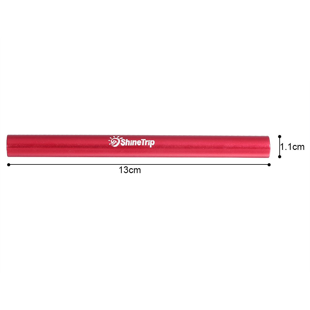 Tent Pole Repair Splint Tube Kit, 4Pcs Aluminium Alloy Spare Repair Tube For Diameter 7.9-8.5Mm Tent Pole