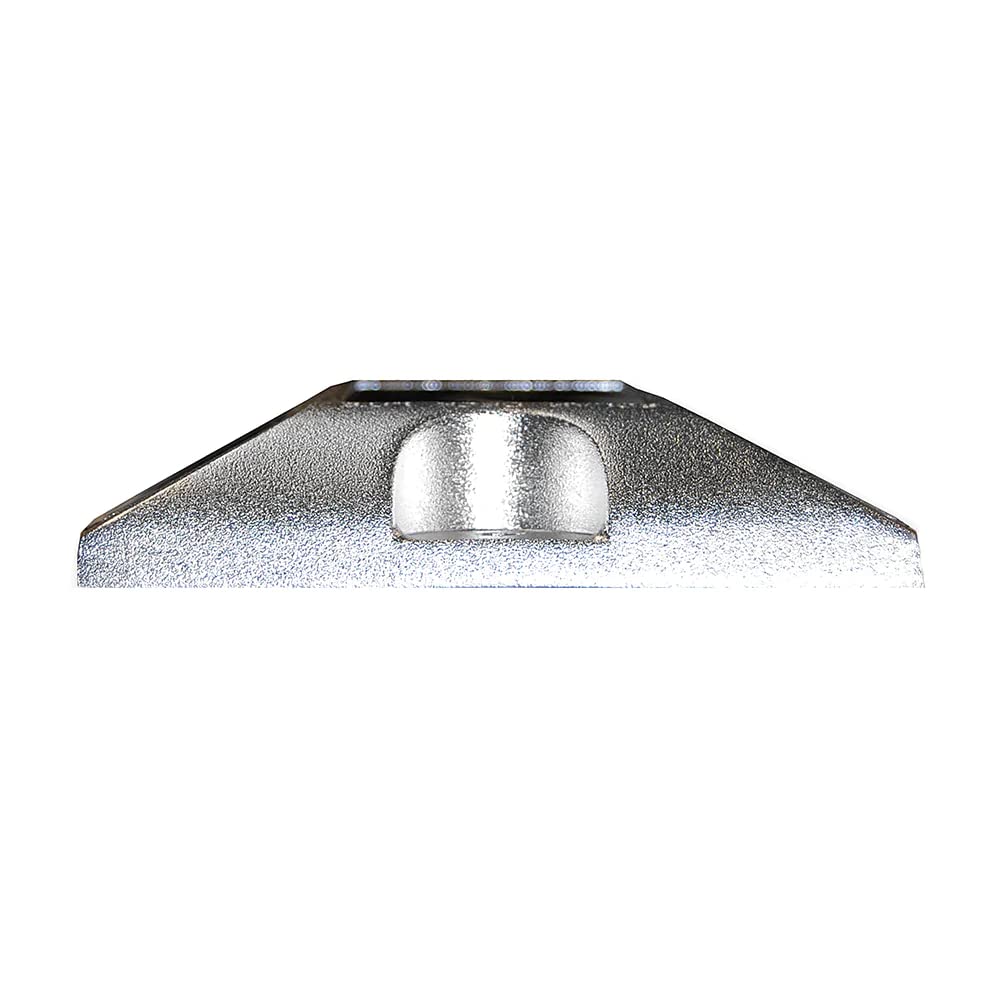 Taylor Made Aluminum Led Dock Light 7/8'' T X 4-1/8'' W X 4-1/8'' L, No-Wire Deck Lighting, Weather-Resistant, Low-Profile, Sola