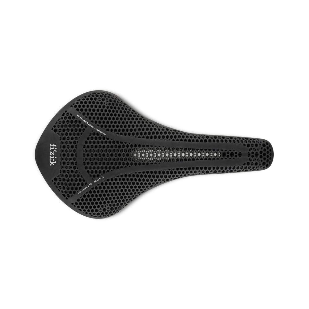Fizik Tempo Aliante R3 Adaptive,Road Bike Endurance 3D Printed Saddle, Black, 145mm