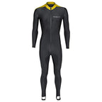 Neosport Unisex Full Body Sport Skin-Black/Yellow-Large
