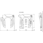 Abus Pro Tectic 4960 Frame Lock, Black (11260)