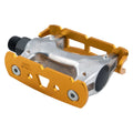 Origin8 Pro Track Light Pedals, 9/16, Annodized Gold