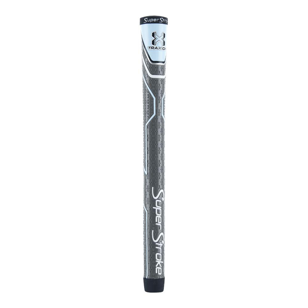 Superstroke Traxion Tour Golf Club Grip, Tiff/White/Gray (Undersize) | Advanced Surface Texture That Improves Feedback And Tack