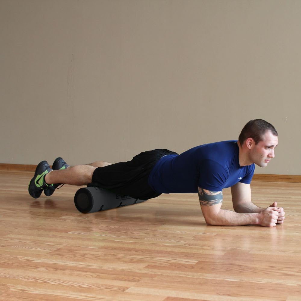 Prism Fitness 2 Foot Long Smart Recovery Self-Guided Muscle Recovery Roller For Flexibility And Warmups
