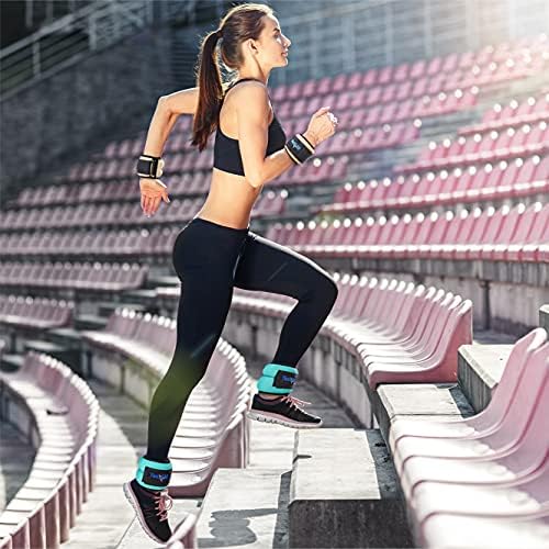 Yes4All Wrist & Ankle Weights Pair 1Lb -10Lbs For Women, Men, Kids Adjustable Strap - Walking, Jogging, Pilates, Gym Fitness Wor